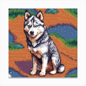 Husky Dog 1 Canvas Print