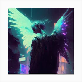 Cyber Angel Canvas Print