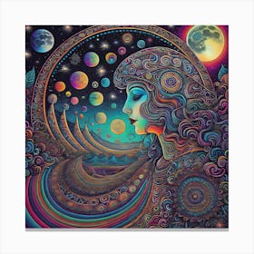 Celestial Crescendo Canvas Print