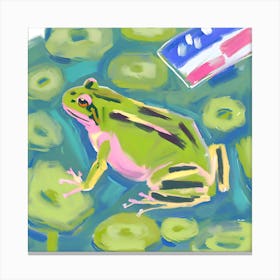 American Bullfrog 06 Canvas Print