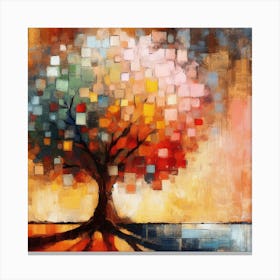 Abstract Tree 4 Canvas Print