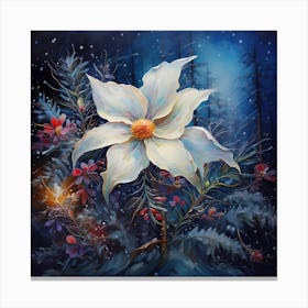 Mystical Evergreen Stardust Canvas Print