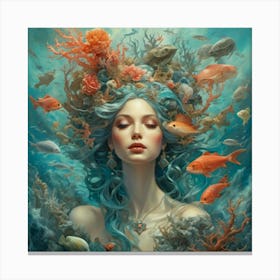 Mermaid 1 Canvas Print