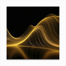 Abstract Wave - Wave Stock Videos & Royalty-Free Footage 4 Canvas Print