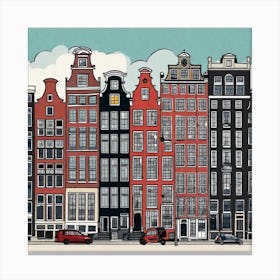 Amsterdam Cityscape Canvas Print