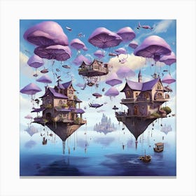 Fairytale City Canvas Print