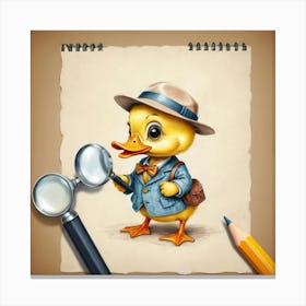 Duck Detective 7 Canvas Print