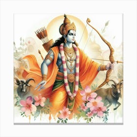 Lord Krishna 1 Canvas Print