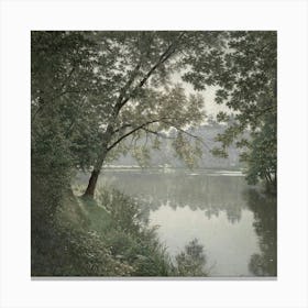 Riverside Scene 3 Canvas Print