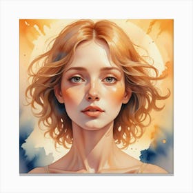 Portrait Of A Girl 27 Canvas Print