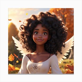 Autumn Angel Canvas Print