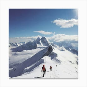 Mountaineering Canvas Print