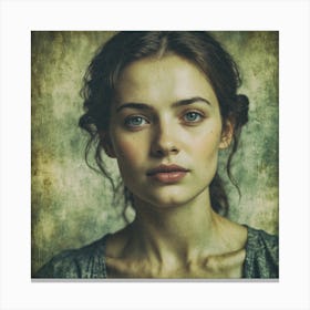 Portrait Of A Young Woman 11 Canvas Print