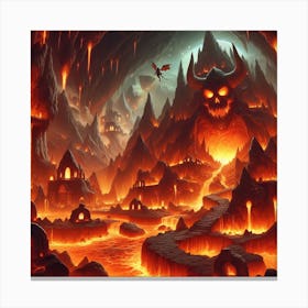 Demons Of Hell Canvas Print