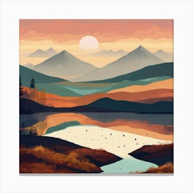 Landscape Painting 109 Canvas Print