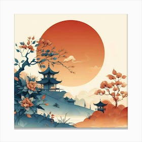 Asian Landscape 26 Canvas Print