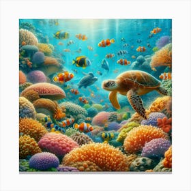 Coral Reef 1 Canvas Print