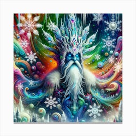 Psychedelic Ice King Canvas Print