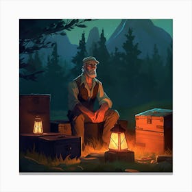 Old Man Canvas Print