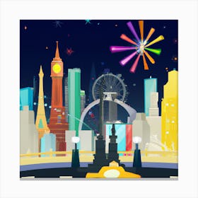 New Year'S Eve Canvas Print