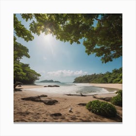 Costa Rica Beach Canvas Print