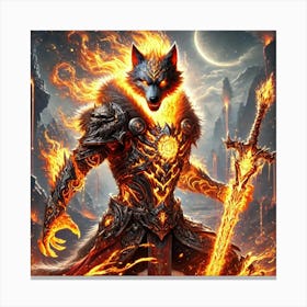 Ronan Ashheart Flameborne Mastery Canvas Print