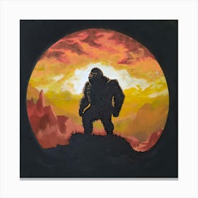 King Kong Sunset  Canvas Print