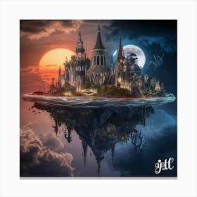 Castle In The Sky Canvas Print