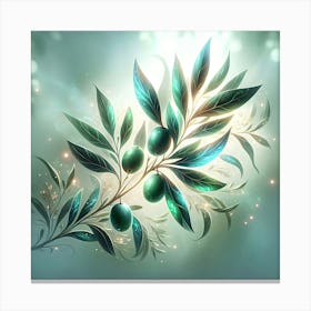 Olive Branch Canvas Print