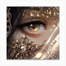 Eye Of Beauty Canvas Print