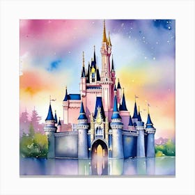 Disney Castle 7 Canvas Print