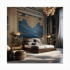 Aristocratic Bedroom Canvas Print