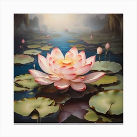 Lotus Flower 1 Canvas Print