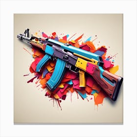 Ak-47 3 Canvas Print