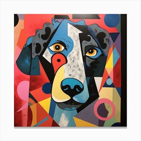 Abstract Dog 7 Canvas Print