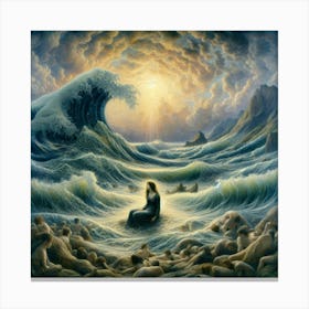 Wave Of The Sea Canvas Print