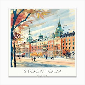 Stockholm Sweden Canvas Print