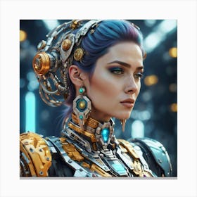 Sci-Fi Girl Canvas Print