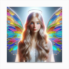 Angel With Wings 7 Canvas Print