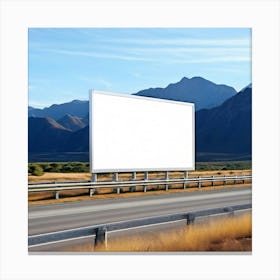 Blank Billboard 8 Canvas Print