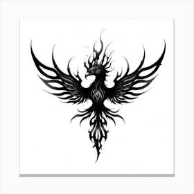 Phoenix Tattoo 2 Canvas Print