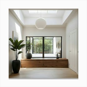 Hallway With Skylight 1 Canvas Print