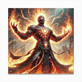 Supreme Overlord Pyre Heat Absorption Canvas Print