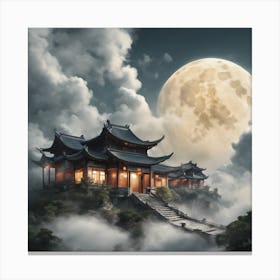 Chinese Temple Canvas Print