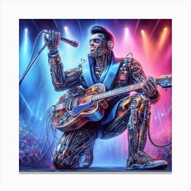 King Of Rock And Roll 1 Canvas Print