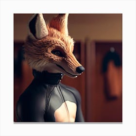 Fox Mask 3 Canvas Print