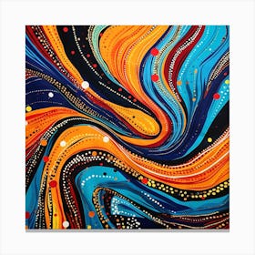 Abstract Swirls 2 Canvas Print