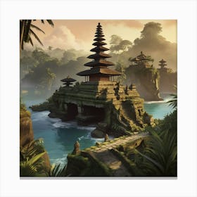 Bali Indonesia Art Print 3 Canvas Print