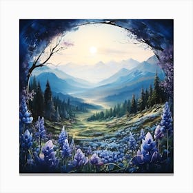 Larkspur Canvas Print