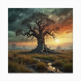 Baobab Tree Canvas Print